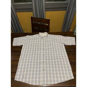 Wrangler Men’s XL Tall Striped Short Sleeved Shirt